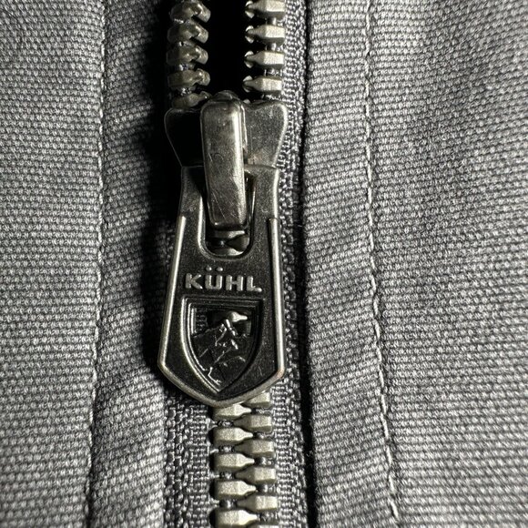 Kuhl Double Kross Jacket Mens M Medium Gray Lightweight Hiking Canvas Faded - Picture 10 of 16